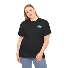 Load image into Gallery viewer, blue garage surf large logo on back  Heavy Cotton Tee
