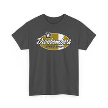 Load image into Gallery viewer, Gold speed shop surf logo on front Heavy Cotton Tee
