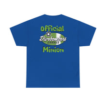 Load image into Gallery viewer, minion large logo on back shirt heavy cotton tee
