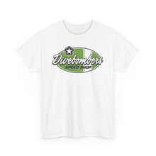 Load image into Gallery viewer, Green speed shop surf logo on front Heavy Cotton Tee
