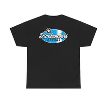 Load image into Gallery viewer, blue garage surf large logo on back  Heavy Cotton Tee
