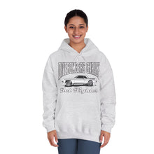 Load image into Gallery viewer, Jet Fighter hoodie large logo on front
