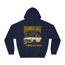 Load image into Gallery viewer, Mini Cooper turbo action  hoodie
